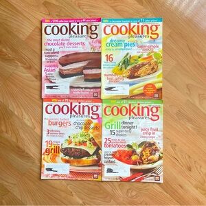 Cooking Pleasures 2006 Cookbook Magazine Lot of 4